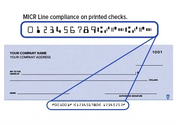 MICR Line Compliance on Checks-1