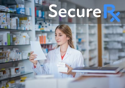 A pharmacist fulfilling a SecureRx prescription 