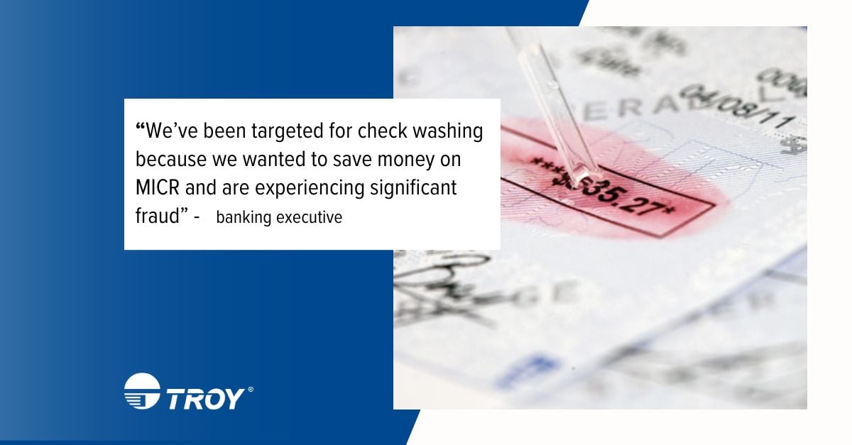 Quote from banking executive about fraud 